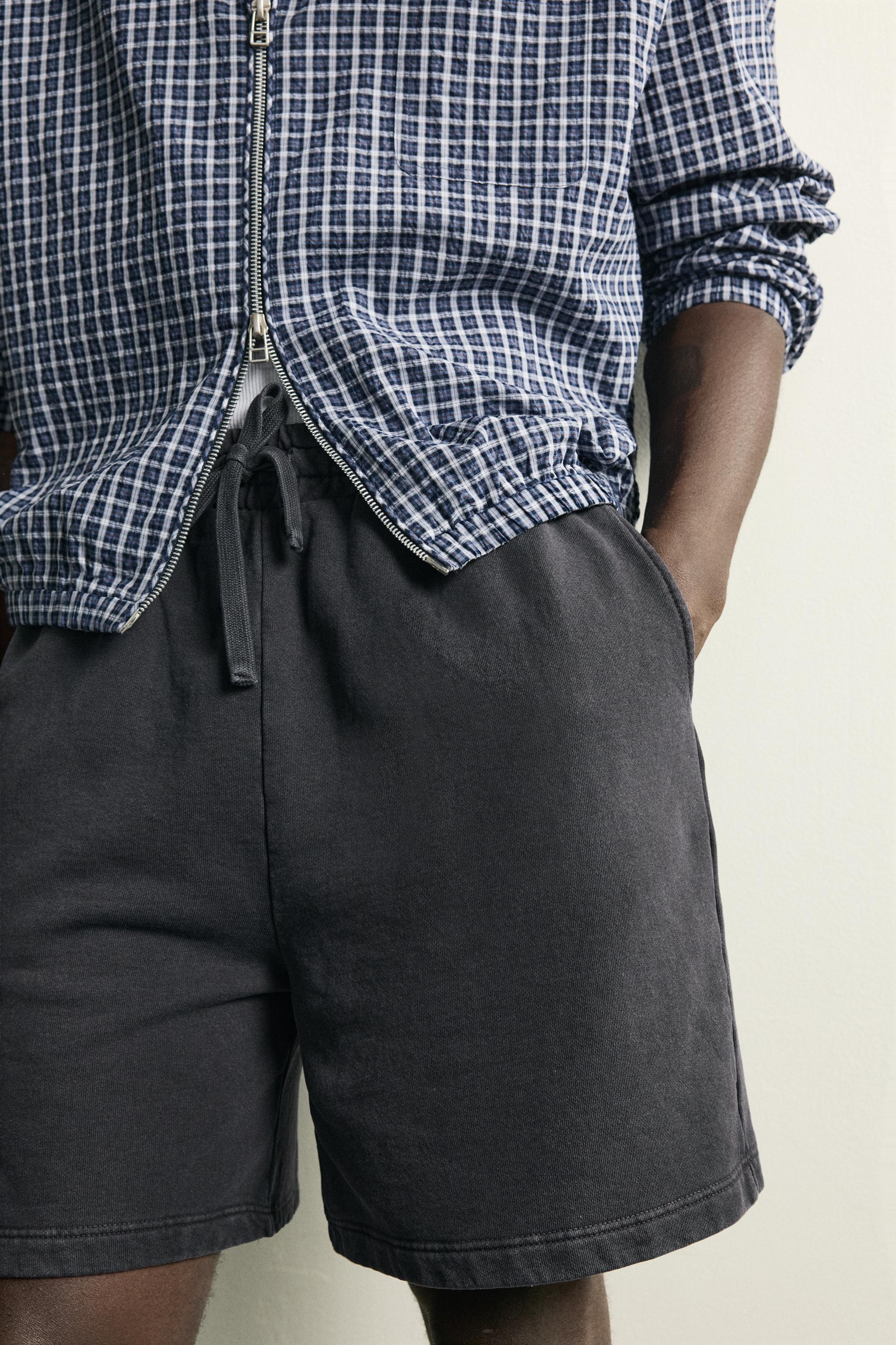BASIC WASHED SWEATSHORTS